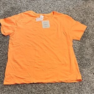 Fabletics Mad Mango - Orange Short Sleeve Tee